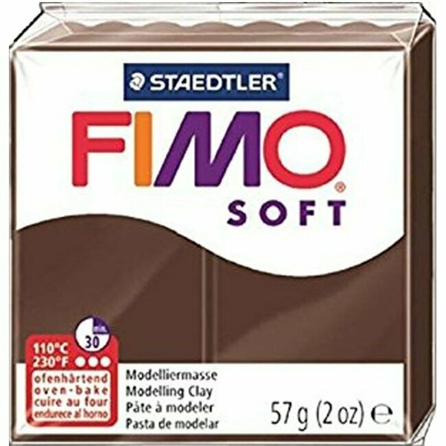 PASTA MOLDEO FIMO SOFT MARRON CHOCOLATE