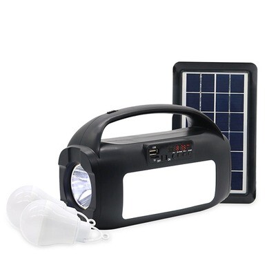 Everlotus 3W solar lighting system with site lamp and torch S3-1277