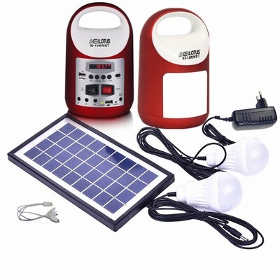 Everlotus Home solar lighting system with USB Bluetooth Speaker S3-1399BT Everlotus Home solar lighting system with USB Bluetooth Speaker S3-1399BT