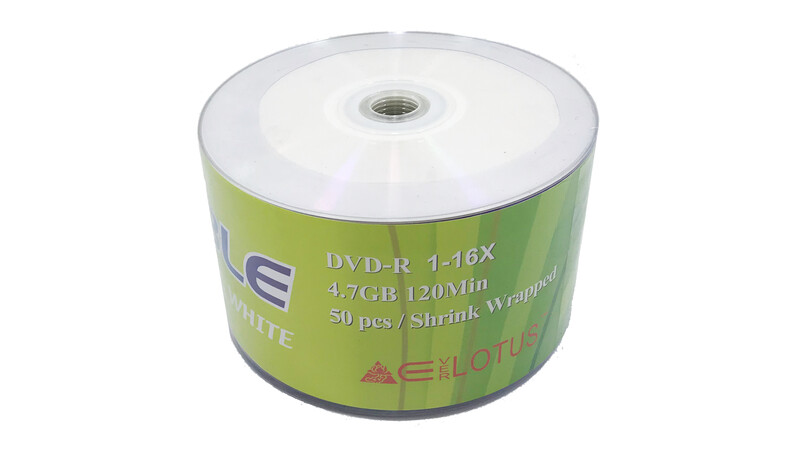 Everlotus DVD-R Printable 50 Spindle Wrap Everlotus DVD-R Printable 50 Spindle Wrap