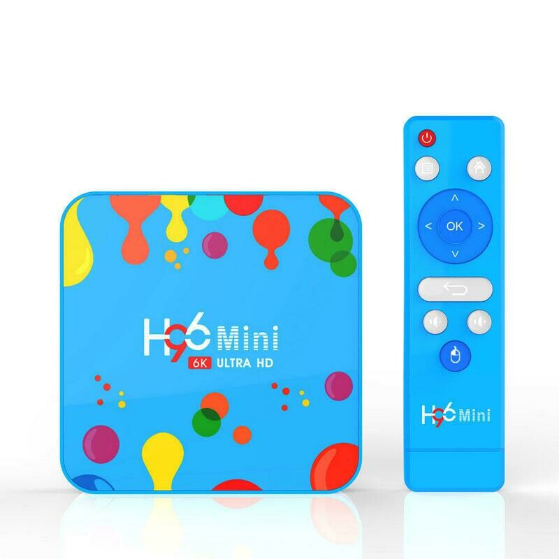 H96 Mini Android 9.0 TV BOX with ALLWINNER H6 Chipset - 4GB RAM + 32GB ROM