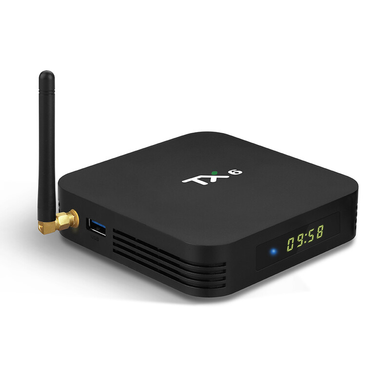 TX6 Android 9.0 TV BOX with ALLWINNER H6 Chipset - 4GB RAM + 32GB ROM