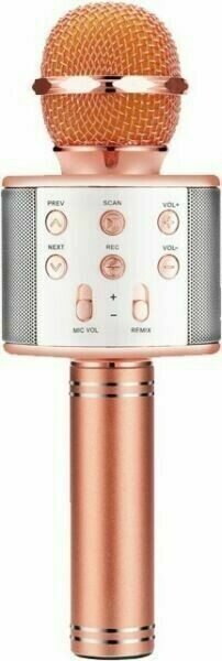 Everlotus Wireless Karaoke Microphone KM-658, Colour: Rose-Gold