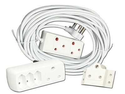 Everlotus Bundle - 15m Extension Cord + 4-Way Adapter & Adapter Everlotus Bundle - 15m Extension Cord + 4-Way Adapter & Adapter