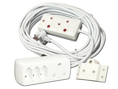 Everlotus Bundle - 10m Extension Cord + 4-Way Adapter + Adapter Everlotus Bundle - 10m Extension Cord + 4-Way Adapter + Adapter