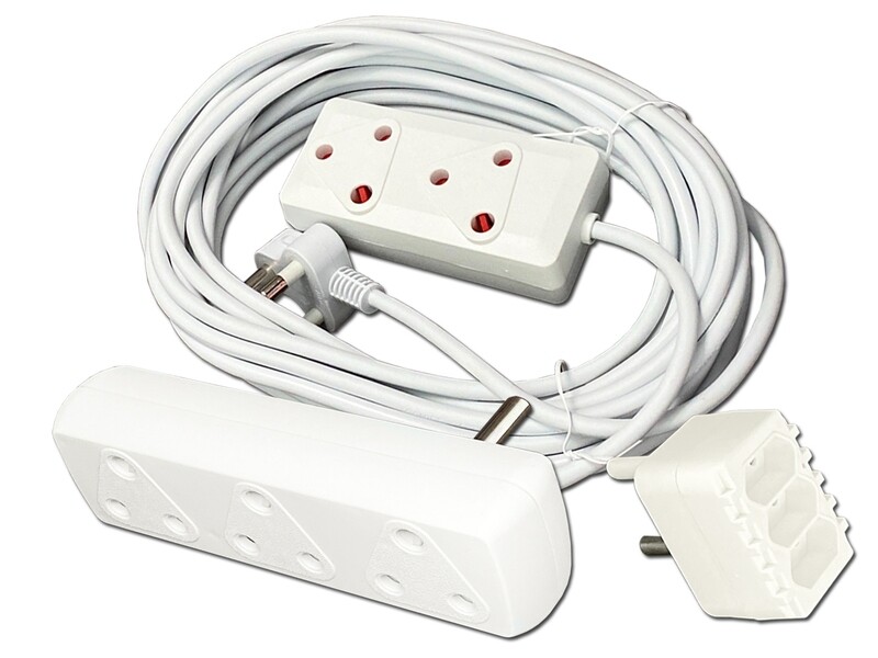 Everlotus Bundle - 10m Extension Cord + 3-Way Adapter + Adapter Everlotus Bundle - 10m Extension Cord + 3-Way Adapter + Adapter