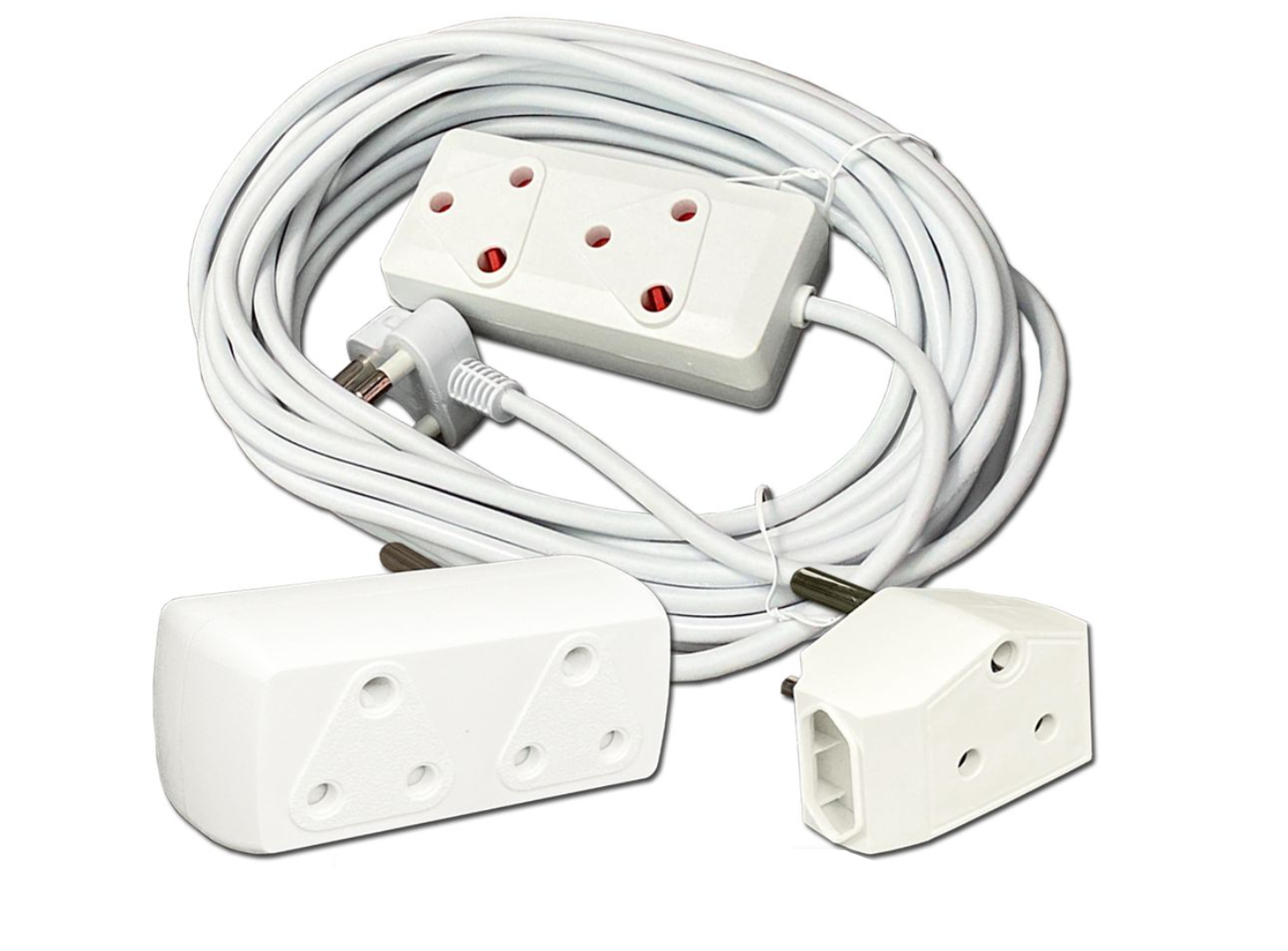 Everlotus Bundle - 10m Extension Cord + 2-Way Adapter + Adapter