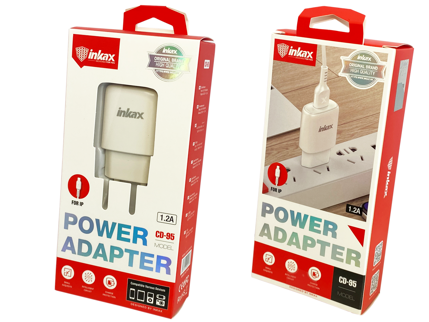 iPhone Cable + Adapter - 1.2A