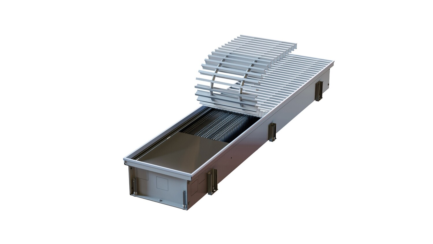 Podlahový konvektor bez ventilátoru NXX | H-125 W-205