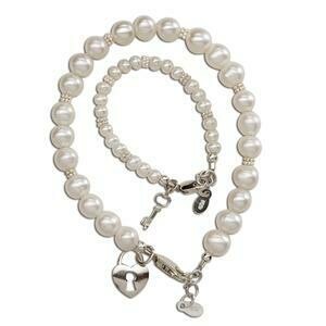 Mom and Me Bracelet Set - Key to Heart (MMK-FWP)