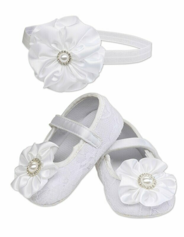 Petal Headband &amp; Shoe Set