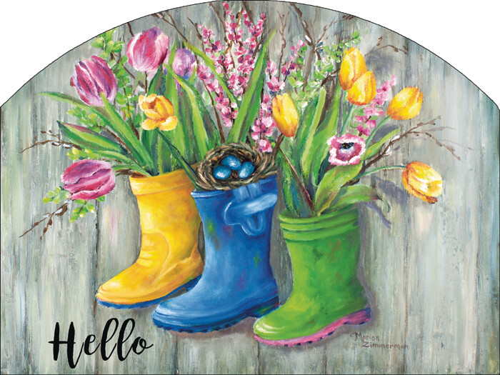 Rain Boots Hello