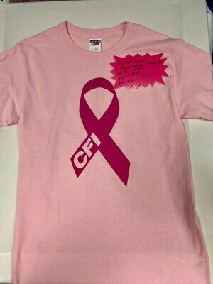 BREAST CANCER AWARE T-SHIRT CLASSIC PINK - 4X