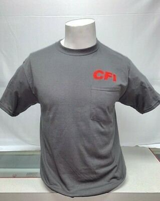 T-SHIRTS (POCKET) PC55P GREY - LARGE