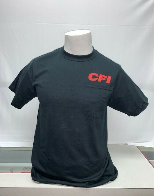 T-SHIRTS (POCKET) PC55P BLACK - 2X
