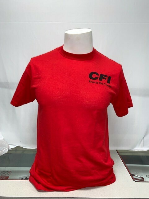 TRUE TO THE TROOPS RED T-SHIRT - 4X
