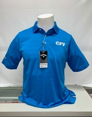 CALLAWAY  OPTI-VENT MEN&#39;S POLO (CGM451) MEDIUM BLUE - 4X