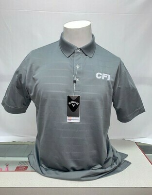 CALLAWAY OPTI-VENT MEN&#39;S POLO (CGM451) QUIET SHADE (GREY) - 4X