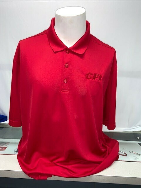 PORT AUTHORITY (K110) DRY ZONE POLO RICH RED - 5X
