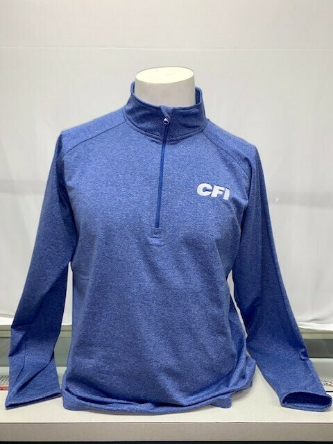 SPORT-TEK 1/2 ZIP PULLOVER (ST850) ROYAL HEATHER - 4X
