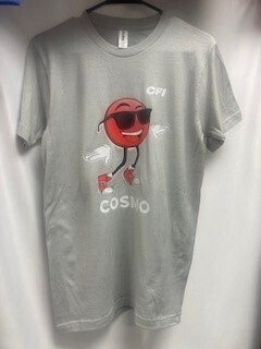 Cosmo Legs, Tshirt, Silver, 2XL