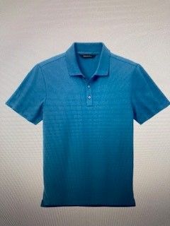 POLO, MERCEL+METTLE (MM1004) STRETCH PIQUE, PARISIAN BLUE - LARGE