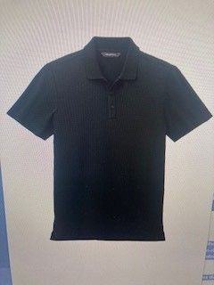 POLO, MERCEL+METTLE (MM1004) STRETCH PIQUE, BLACK - XL