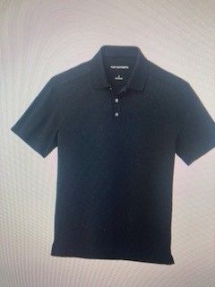 POLO, PORT AUTHORITY KNIT POLO (K683) BLACK - 2XL
