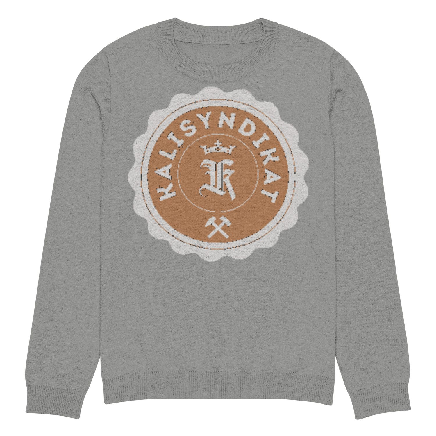 Kalisyndikat Klassischer Strickpullover mit Rundhalsausschnitt