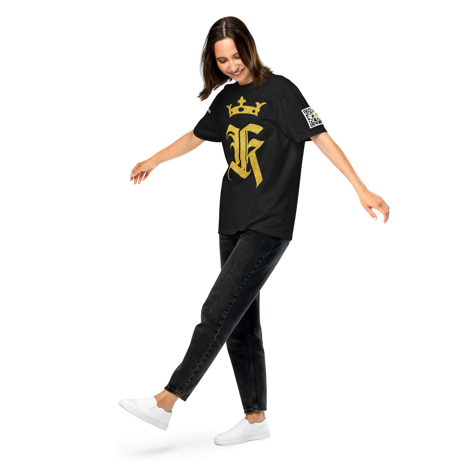 Kalisyndikat Schweres textilgefärbtes Unisex-T-Shirt