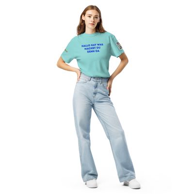 Kalisyndikat Statement TShirt Hallo Kay, Schweres textilgefärbtes Unisex-T-Shirt Kalisyndikat Statement TShirt Hallo Kay, Schweres textilgefärbtes Unisex-T-Shirt