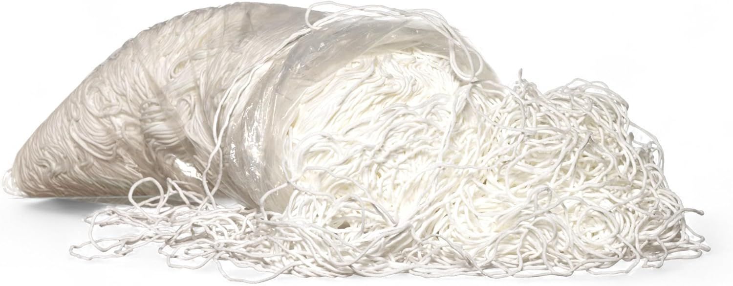 XXL Gummiband  3mm (ca. 1600-2000m) – Elastische Gummilitze Weiß für Armbänder, Masken & Kleidung - Kochfester Gummizug & Nähzubehör für Gewerbe [Großpackung]