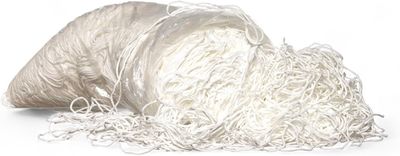 XXL Gummiband  3mm (ca. 1600-2000m) – Elastische Gummilitze Weiß für Armbänder, Masken & Kleidung - Kochfester Gummizug & Nähzubehör für Gewerbe [Großpackung]