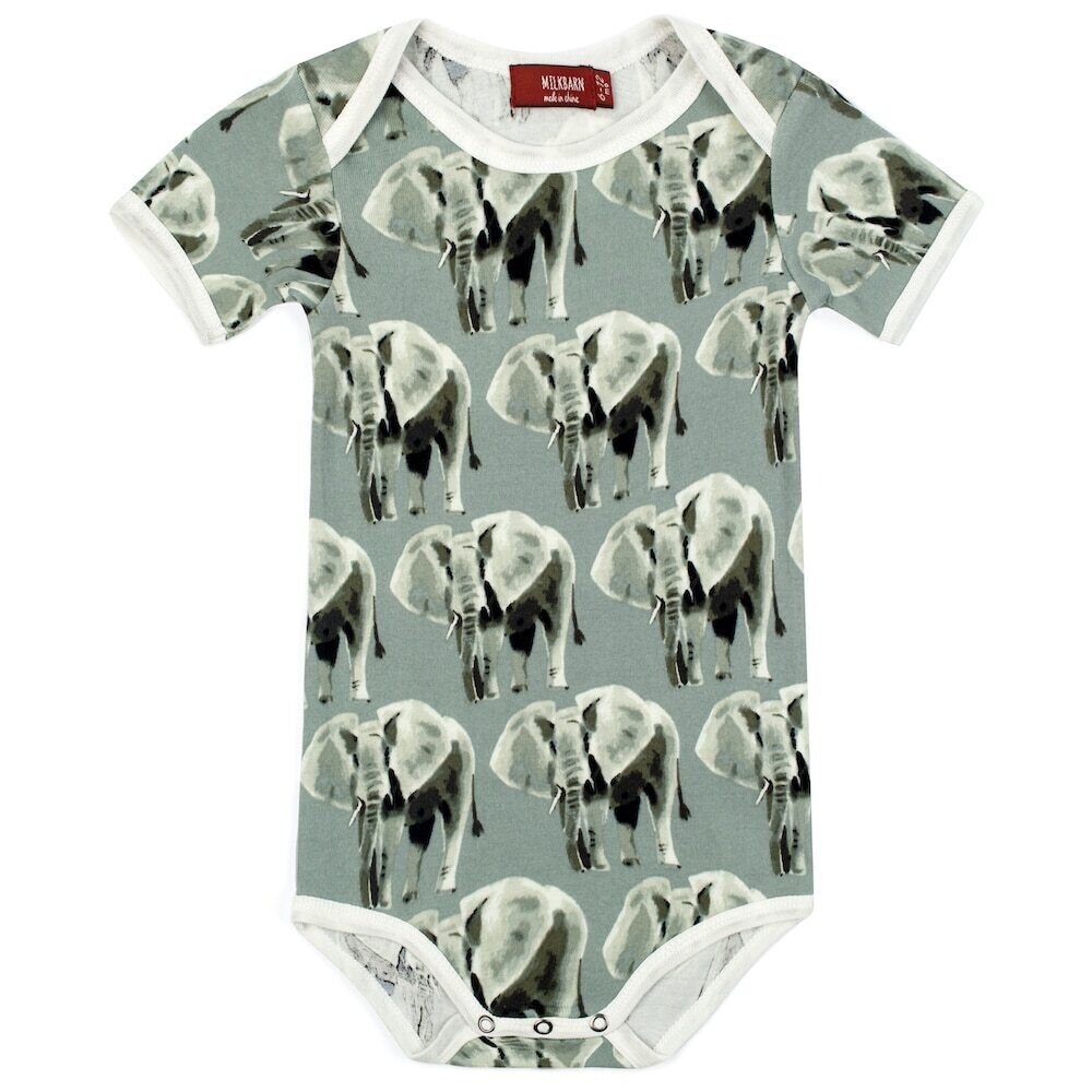 Milkbarn SS Onesie Elephant
