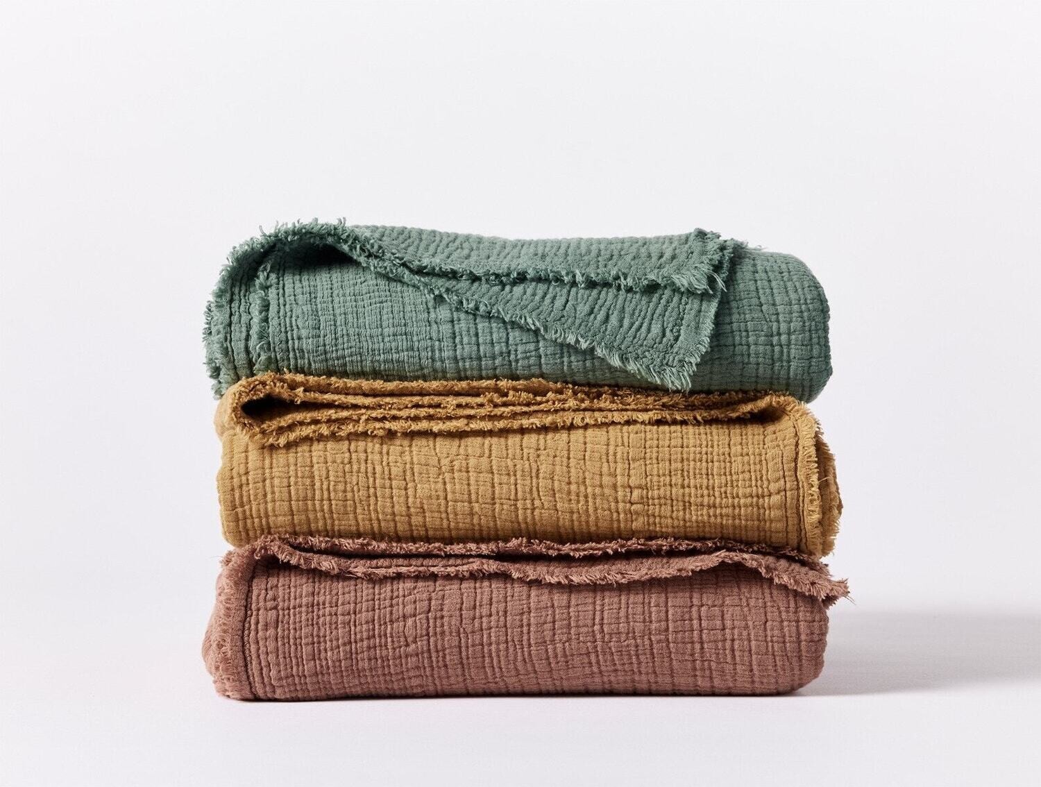Coyuchi Throw - Topanga Matelasse