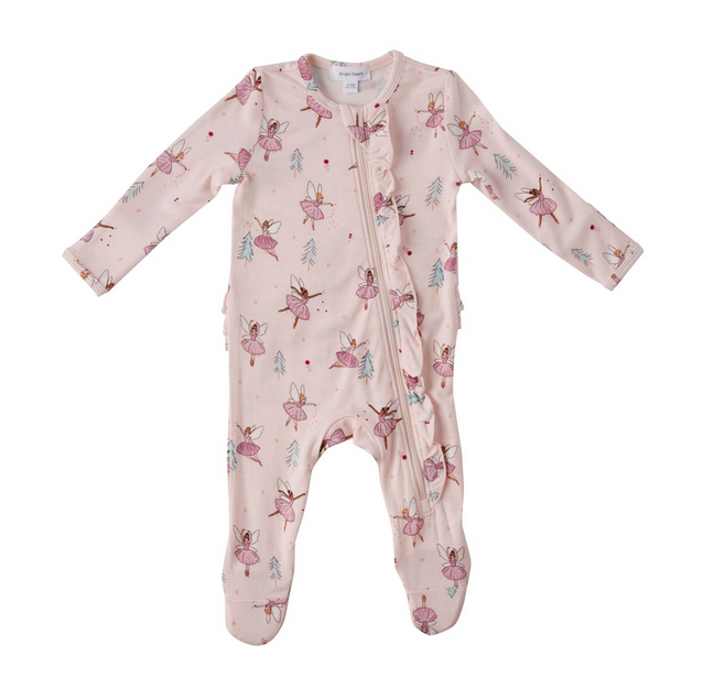 Sugarplum Fairies Zipper Footie