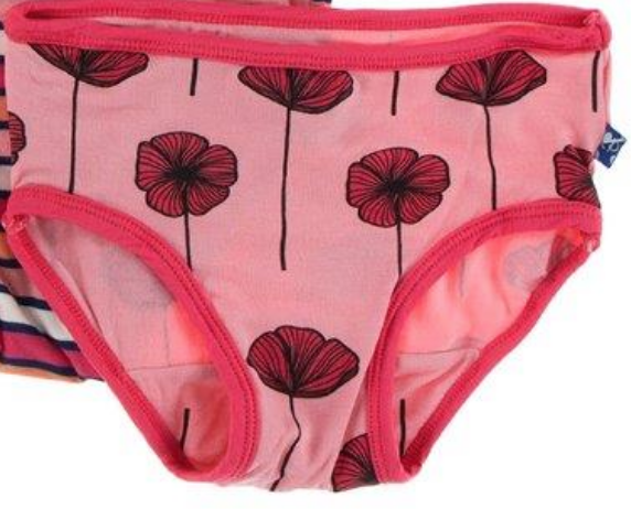 underwear - Strawberry poppies 3/4