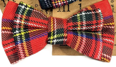 MTWTF Red Plaid Bow