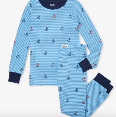 Anchors Away Organic Cotton Pajama Set