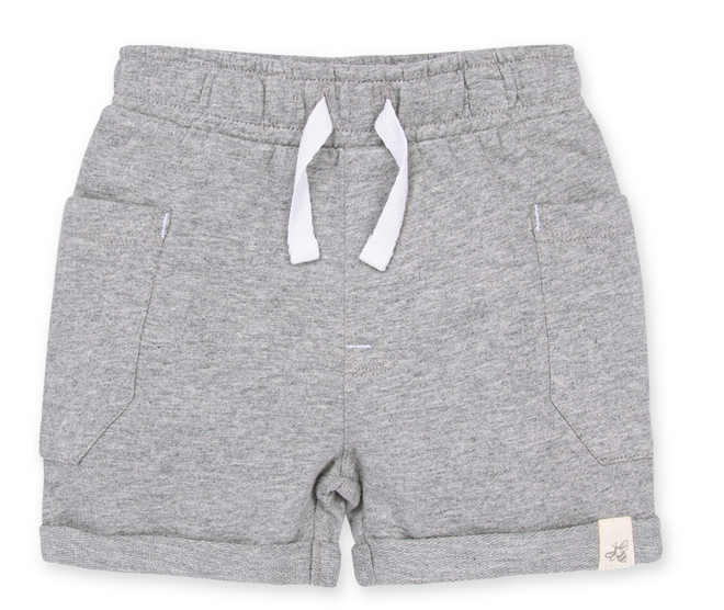 French Terry Rolled Cuff Short, Size: 9mo