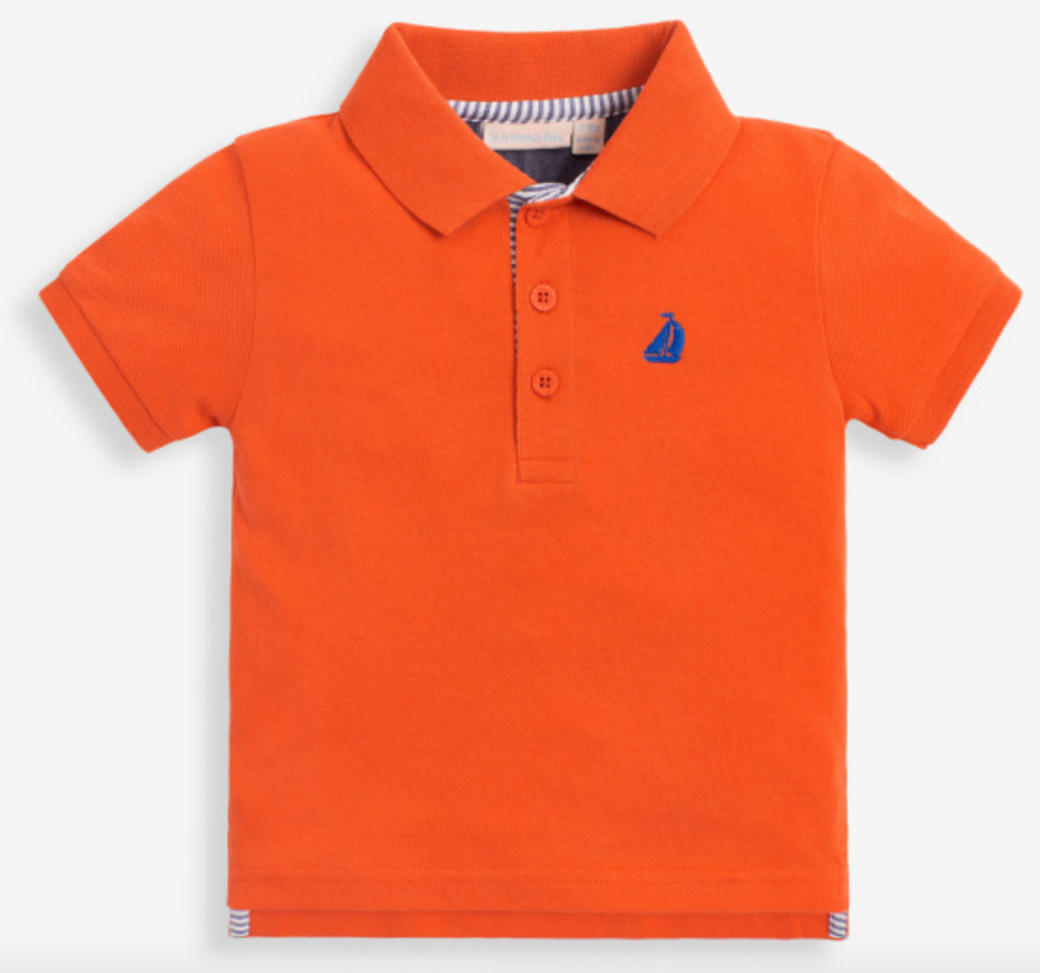 Polo shirt, size: 6-12mo, color: orange