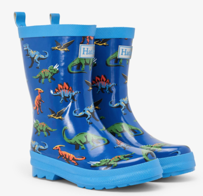 Friendly Dinos Shiny Rain Boots
