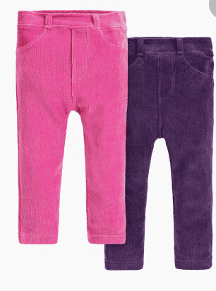 Jersey Cord Leggings 6-12mo