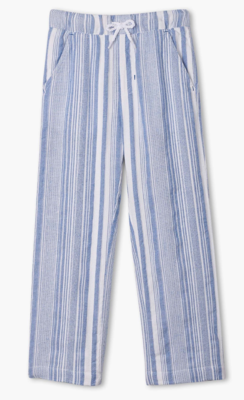 Blue Stripes Relaxed Pant
