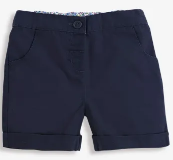 twill shorts navy