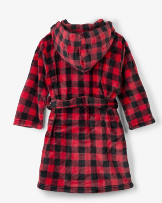 Buffalo plaid Fleece Robe