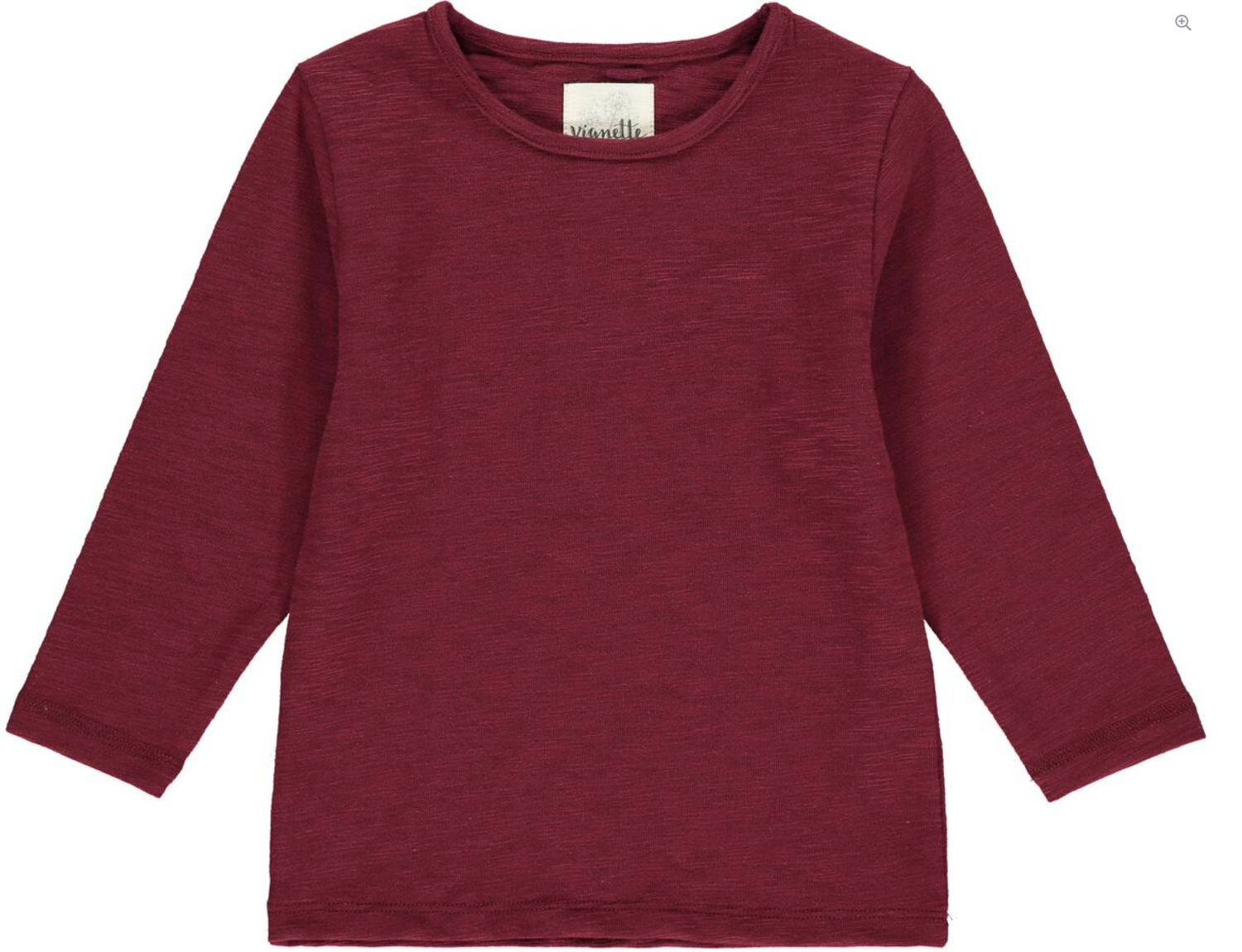Reese T-shirt in burgundy