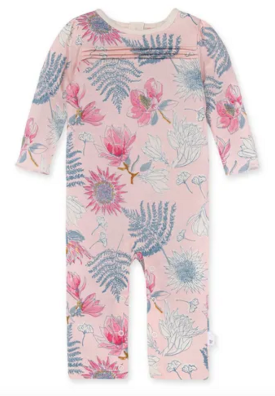 Dinosaur Flowers Ruffle Jumpsuit