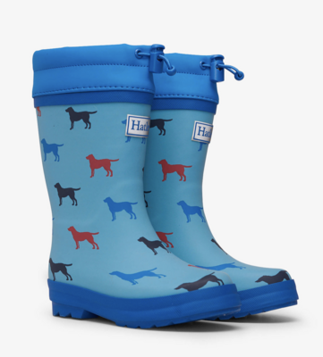 Friendly labs Sherpa lined rain boots