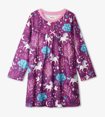 Enchanted Forest L/S Nightdress purple